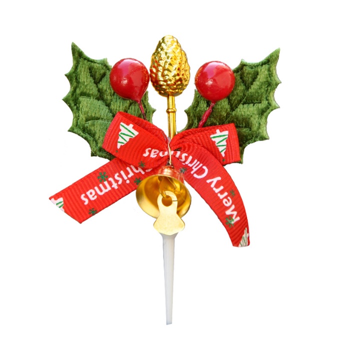 Vòng nguyệt quế mini, hoa treo Noel trang trí bánh, cây thông Giáng sinh tiểu cảnh, terrarium, DIY