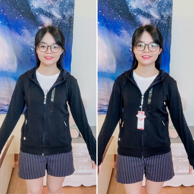 ÁO KHOÁC/ÁO CHỐNG NẮNG THUN COTTON CÓ 4 TÚI, TAY XỎ NGÓN SIZE TỪ 40-75KG | BigBuy360 - bigbuy360.vn