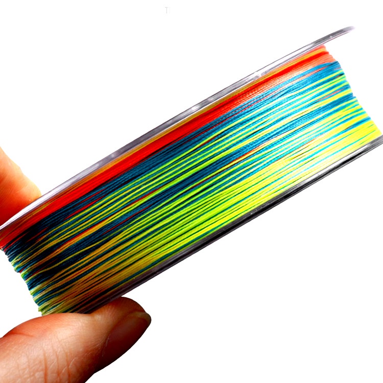 Bốn sợi dây câu dài 50 mét Trục Câu Đài Pe buộc sẵn Full Thẻo Lưỡi Đôi - Chỉ Việc đi câu