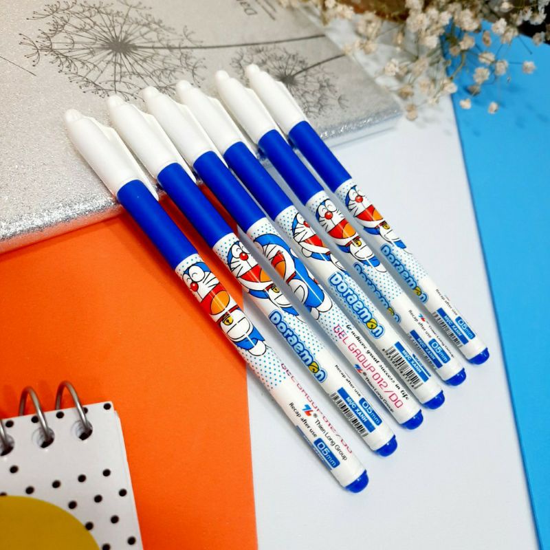 Bút bi nước Thiên Long 012 Nét 0.5mm chính hãng, bút mực Gel học sinh luyện chữ đẹp, êm, đều nét