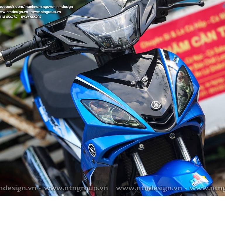 Tem rời exciter 2006-1010 xanh đen spark cover