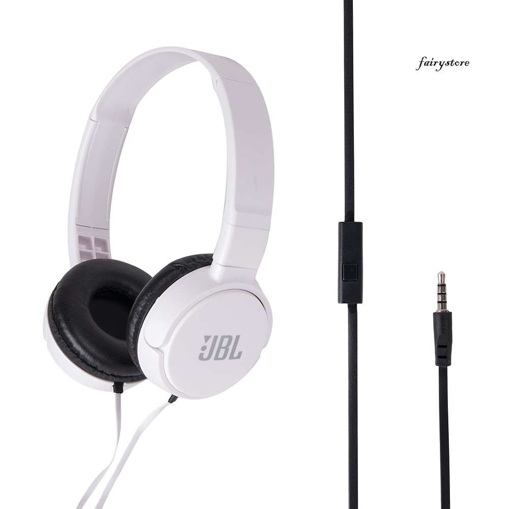 Tai Nghe Chụp Tai Fs + Jb-L J08 Jack 3.5mm Bass Trầm Có Micro