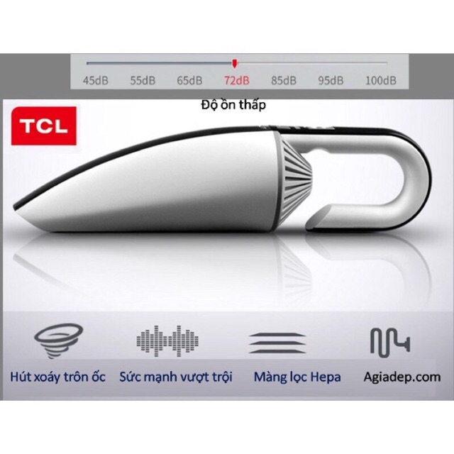 Máy hút bụi cầm tay mini đa năng TCL dùng cho oto xe hơi v.v