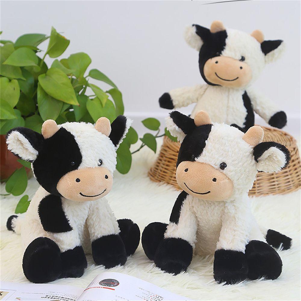 LILYES Thú Nhồi Bông Hình Bò Sữa Dễ Thương 22 / 30cm