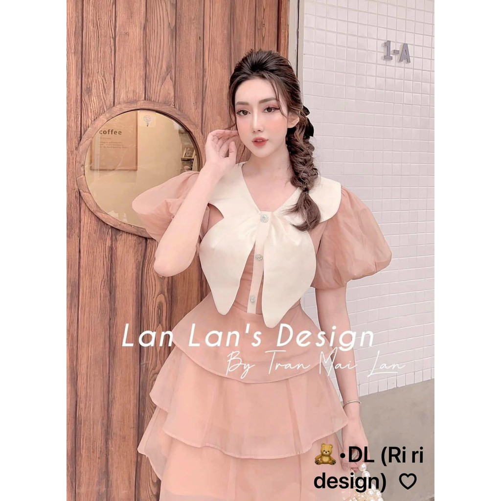 Váy tiểu thư tầng tầng nơ to Đính Đá ( kèm ảnh thật, video ) | BigBuy360 - bigbuy360.vn