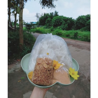 1kg bánh tráng phơi sương+muối+hành phi