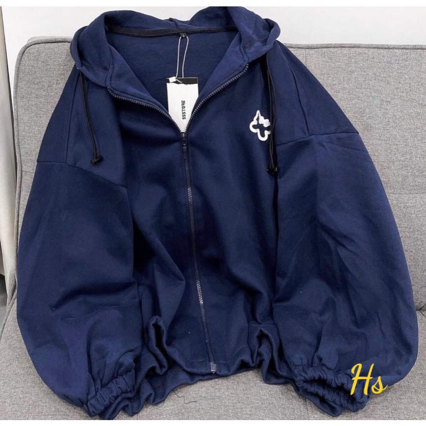 Áo hoodie in viền trắng MEMN 781