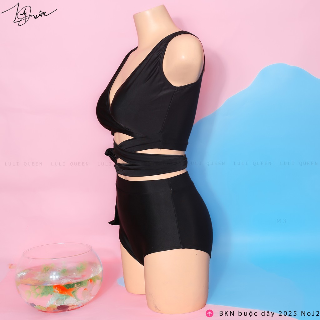 Bikini hai mảnh dây chéo bụng 💝[SỈ GIÁ GỐC]💝 Set đồ bơi đi biển hai mảnh quyến rũ BKN2025