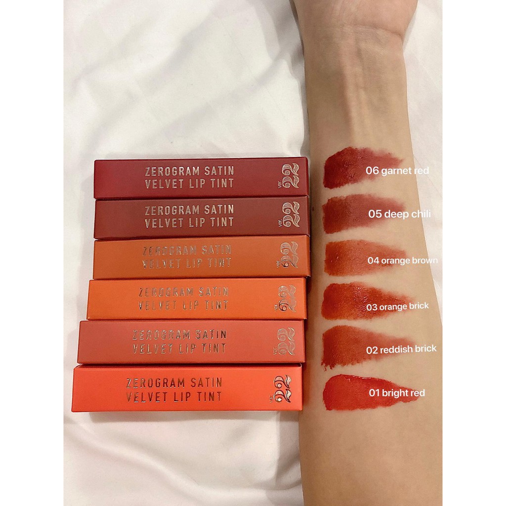 Son Kem Chosungah Ver 22 Zerogram Satin Velvet Lip Tint freeship tại
