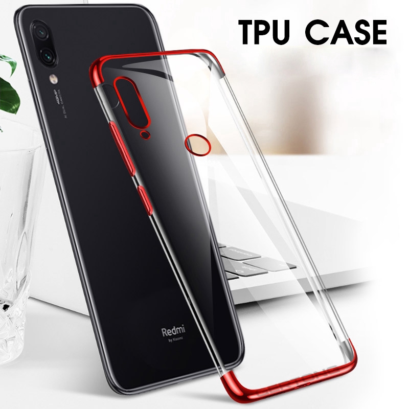 Ốp điện thoại mạ viền đẹp mắt cho Redmi Note 10 9A 8 8A 7A 7 K20 K30 Pro 6 6A 6 case