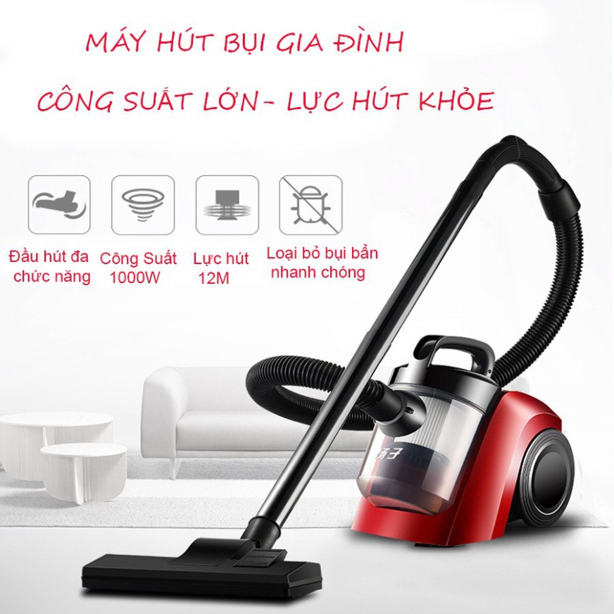 Giá Hot Máy Hút Bụi, Máy Hút Bụi Gia Đình - Công Suất Lớn, Công Nghệ Lốc Xoáy, Lực Hút Khỏe. Bảo Hành 1 đổi 1. Mua Ngay!