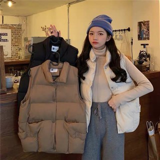 Áo phao gile phong cách Hàn Quốc dành cho nữ