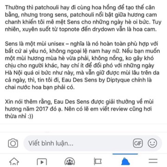 Nước hoa Dyptique Eau de Sens 100ml fullseal