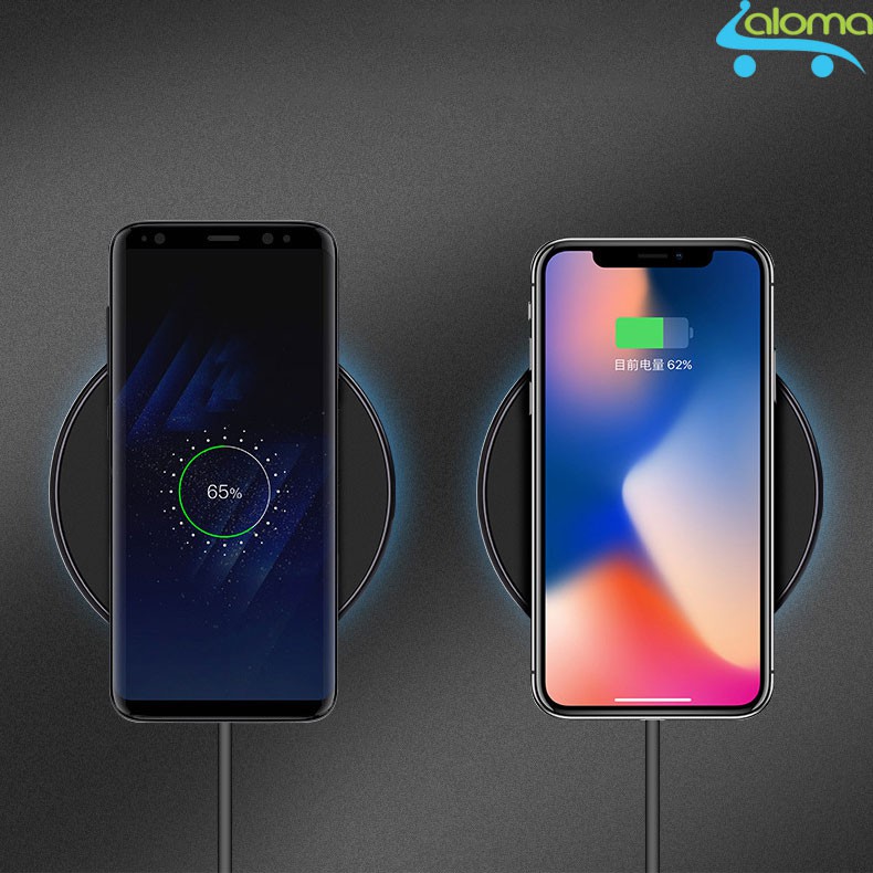 Sạc không dây chuẩn Qi tốc độ 2A HOCO CW6 cho Iphone 8 8plus Iphone x Samsung S8 S9 Note 8