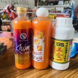 Combo bộ hương liệu câu cá 135,trứng sữa,khóm