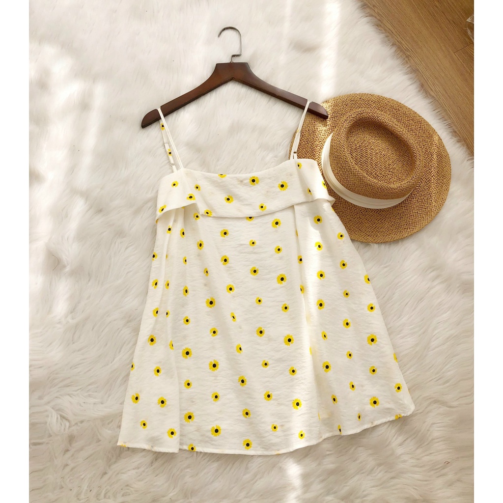 Áo 2 dây nữ form rộng freesize dáng dài NPA004