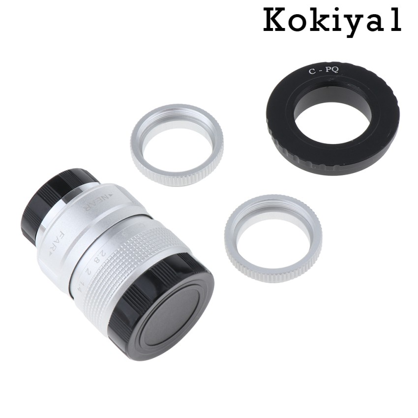 Ống Kính Kokaya1) 25mm F / 1.4 Và 2 Macro Ring Cho Pentax Q