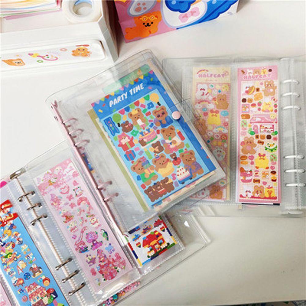 Dwayne Miếng Dán Trong Suốt Hình Chiếc Lá Trang Trí Sổ Tay DIY