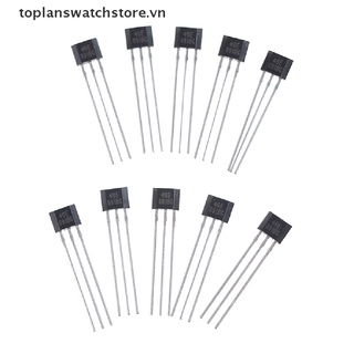 toplanswatchstore   10pcs Hall element 49E OH49E SS49E linear Sensor Hall sensor   VN