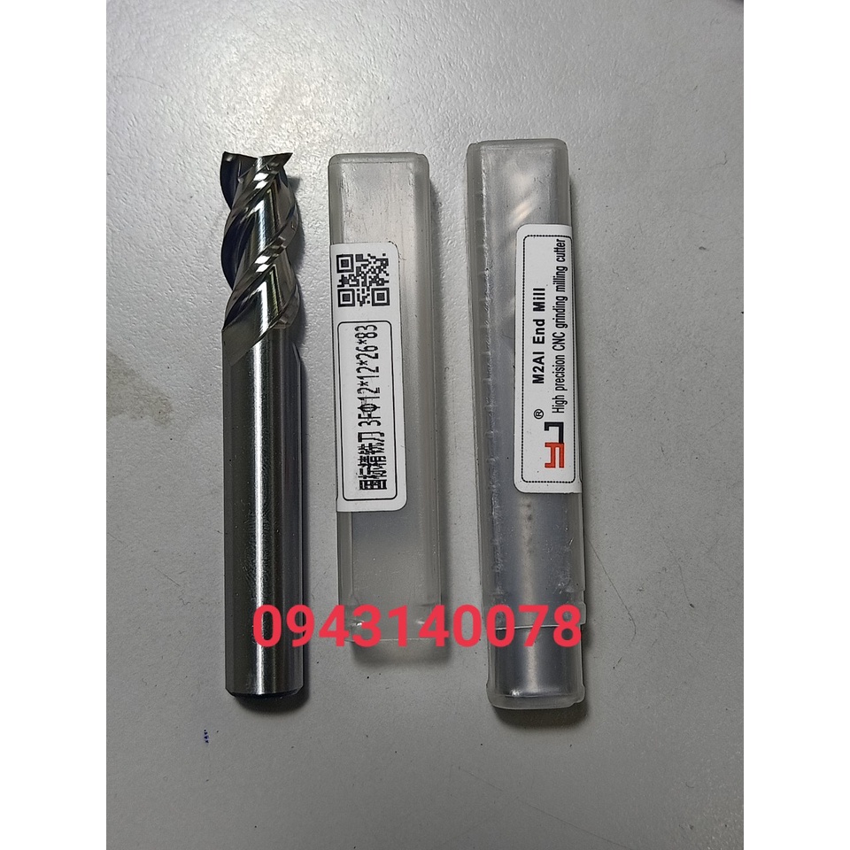 Phay ngón  3 me chuyên gia nhôm, nhưa, gỗ.