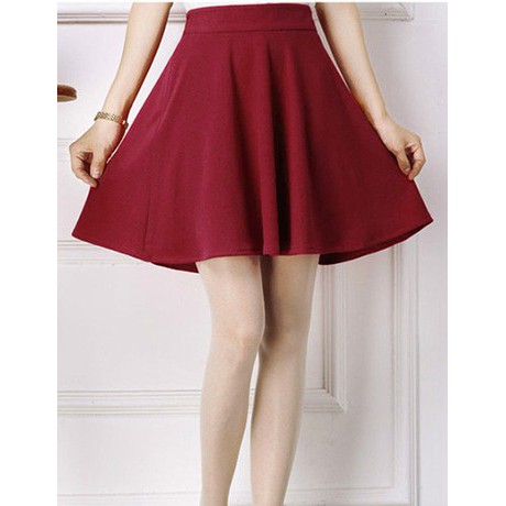 Chân váy xòe ngăn ( Đỏ)