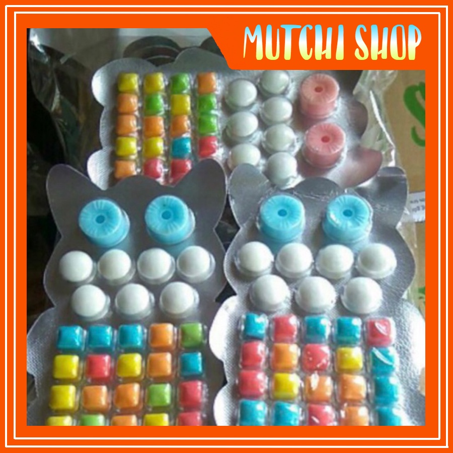 Vỉ Xê con vật nhiều màu ( 30 vỉ)