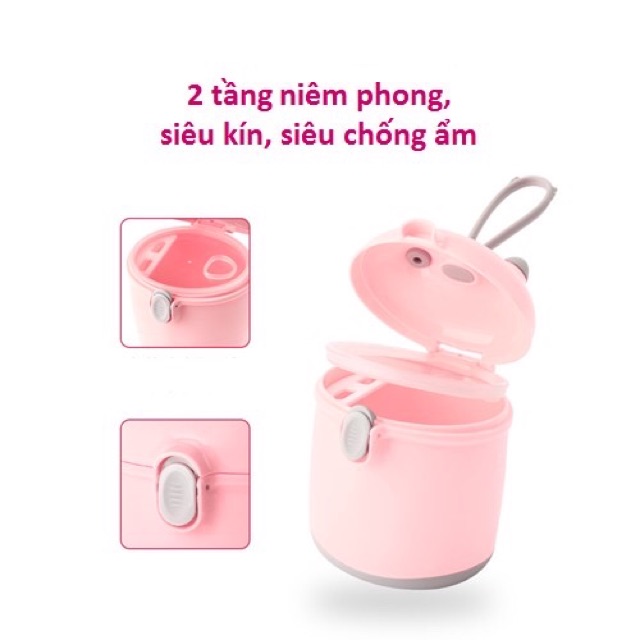 Hộp/ bình đựng sữa bột cho bé khi đi ra ngoài