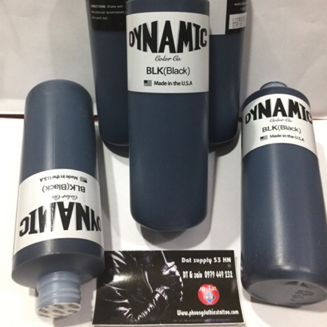 Mực xăm Dynamic Black 2019-2020( hàng có sẵn)