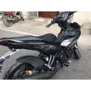 Tem exciter 150 MX king bạc đen crom