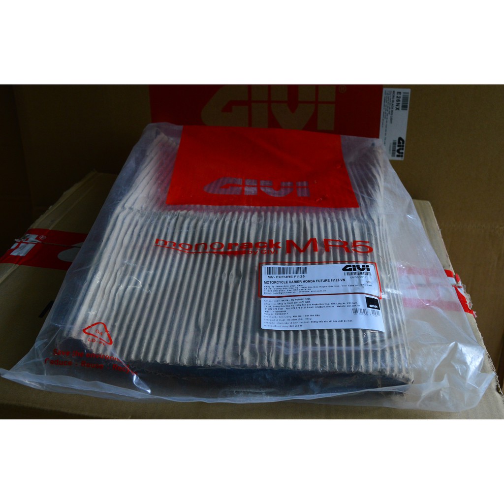 Baga Givi cho xe Future 125Fi, hàng givi chính hãng mới 100%