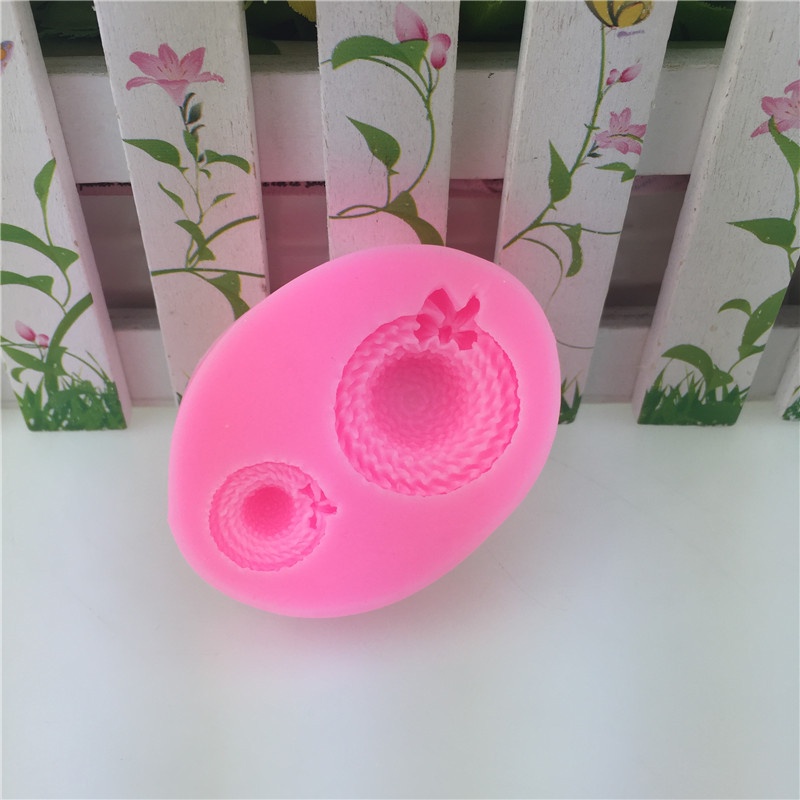 Straw Hat Silicone Soap Sugarcraft Chocolate Fondant Cake Mold