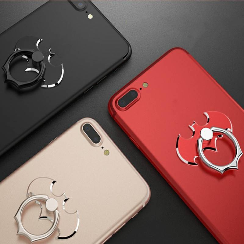 Vòng nhẫn đeo tay kiêm giá đỡ điện thoại hình dơi chống rơi đa năng