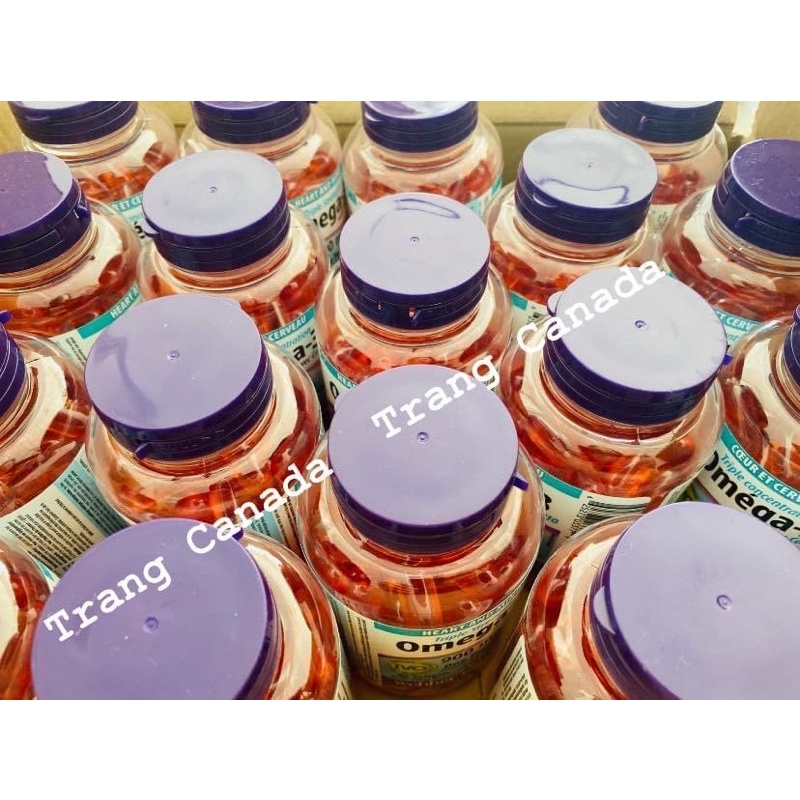 Viên dầu cá Omega 3 coq10, hàm lượng 900mg, công nghệ khử tanh, hộp 80 viên- webber Canada