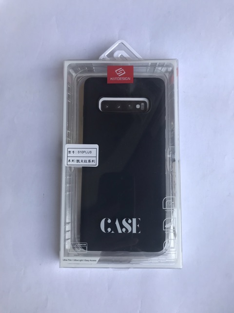 Ốp dẻo màu Galaxy S10 Plus hiệu KT Desing chống bám bẩn