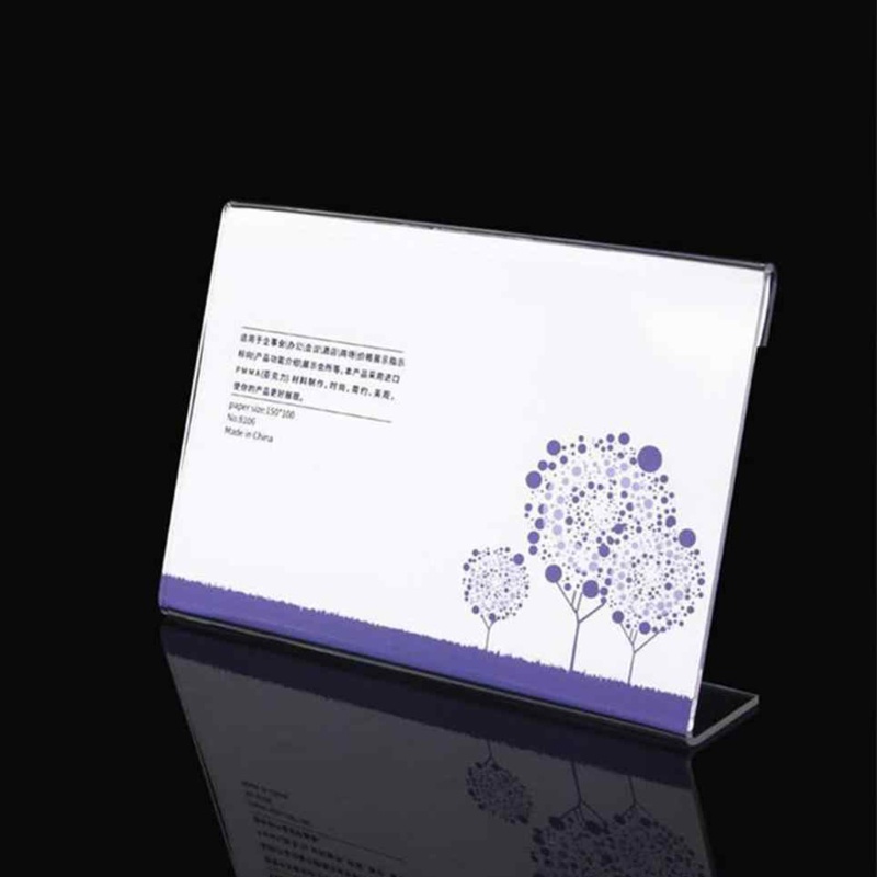 Set 20 Giá Đỡ Sách Bằng Acrylic Trong Suốt Kích Thước 2.75X1.57Inch