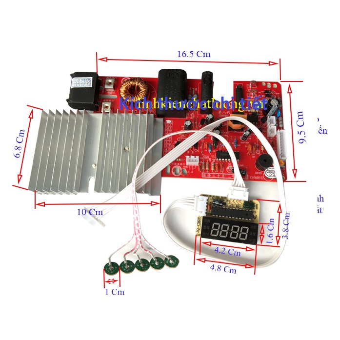 Bo mạch bếp từ đa năng phím cảm ứng BT-04 # phụ tùng bếp từ