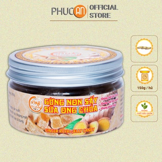 Gừng non sấy sữa ong chúa Phúc An- Hộp 150gr