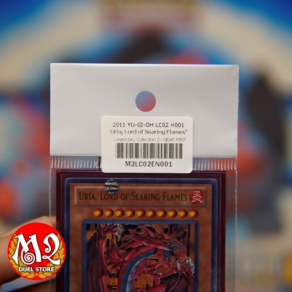 Thẻ bài Yugioh Chúa tể Thần của Lửa Uria Lord of Searing Flames - Ultra Rare - Bảo quản M2SCCQ-Lite