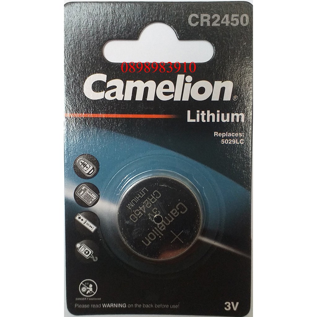 Pin CR2450 Camelion Lithium 3V Chính Hãng