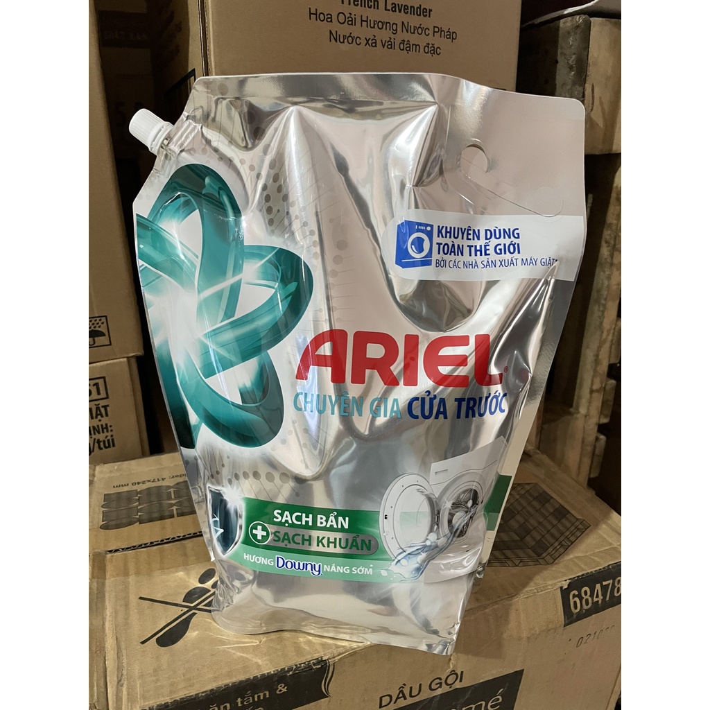 Túi Nước giặt ariel cửa trước sạch sâu hương Downy nắng sớm 3.2kg /Hương sen & nhài 3.05kg