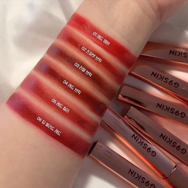 Son kem G9skin mềm mịn môi hiệu ứng tráng gương không khô môi