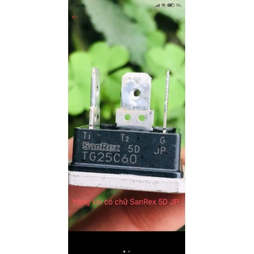 Triac TG25C60 cho máy nước nóng trực tiếp chính hãng SanRex
