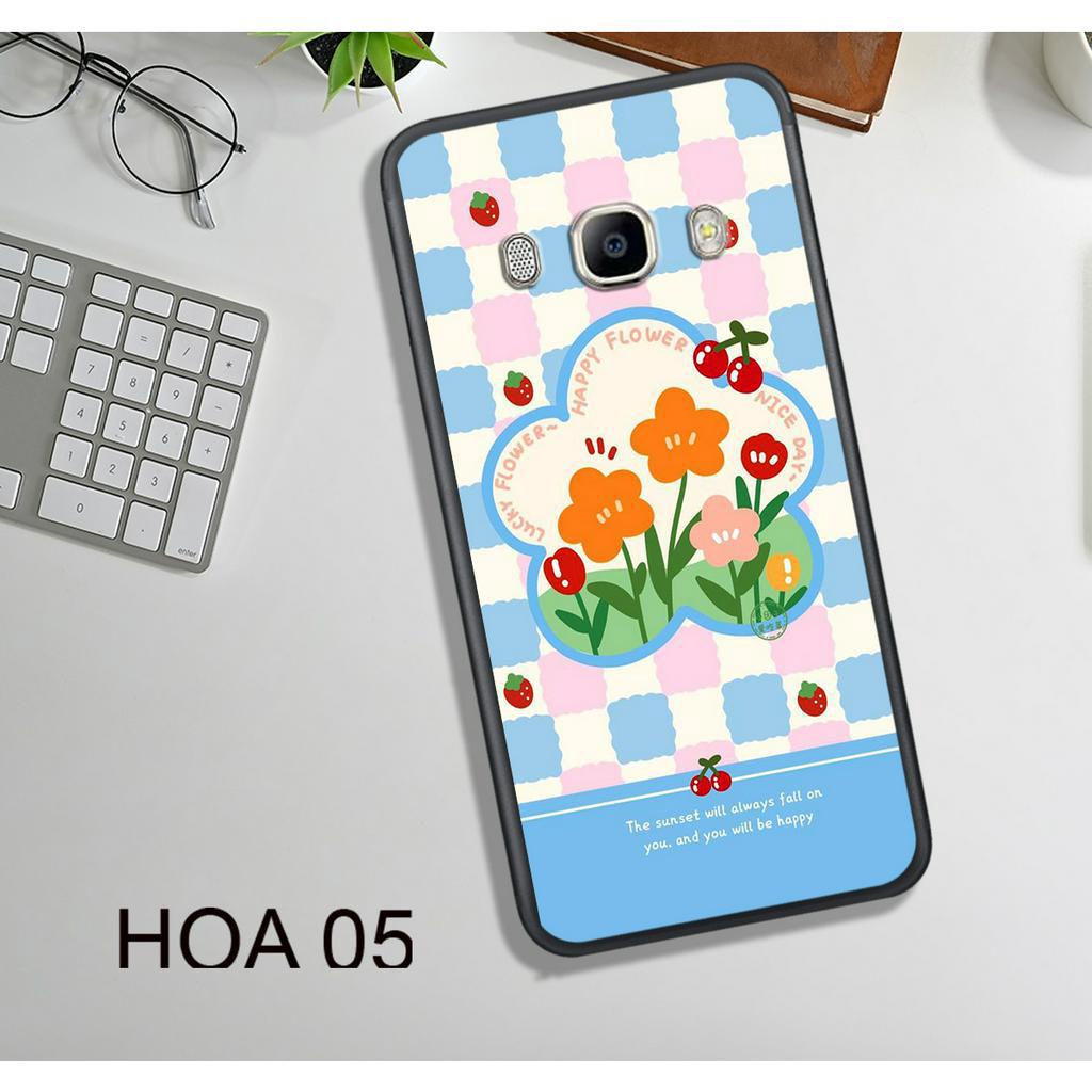 Ốp Lưng  Samsung J3 2016 - J5 2016 - J7 2016 - J7 2015, In Hình HOA, Màu Sắc Bắt Mắt.