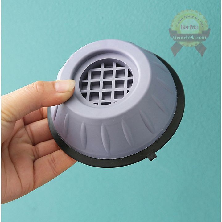 Chân kê đa năng máy giặt miếng cao su chân to có lỗ thoát nước cao cấp chống ồn chống rung hàng loại 1