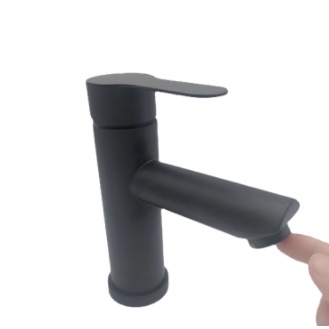 [Bán Chạy Trực Tiếp Từ Nhà Hàng Trong Một Tuần] Vòi Nước Đơn Bằng Thép Không Gỉ Màu Đen Cho Bồn Rửa Nhà Tắm