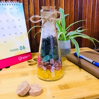 Bình vụn thạch anh tím - 350ml