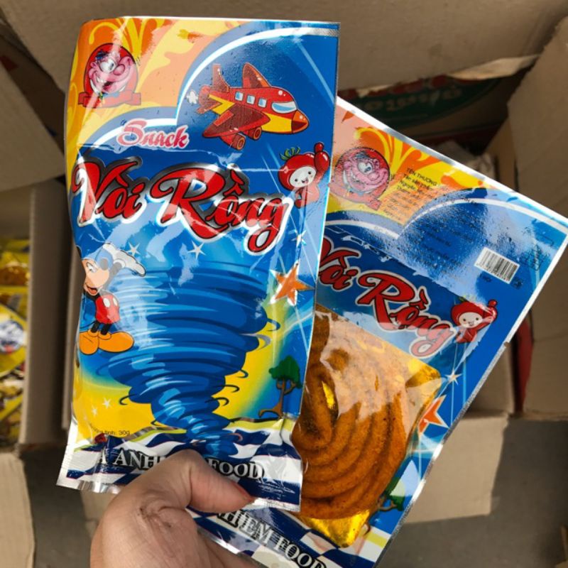 1 gói snacks vòi rồng _ ăn vặt ngon