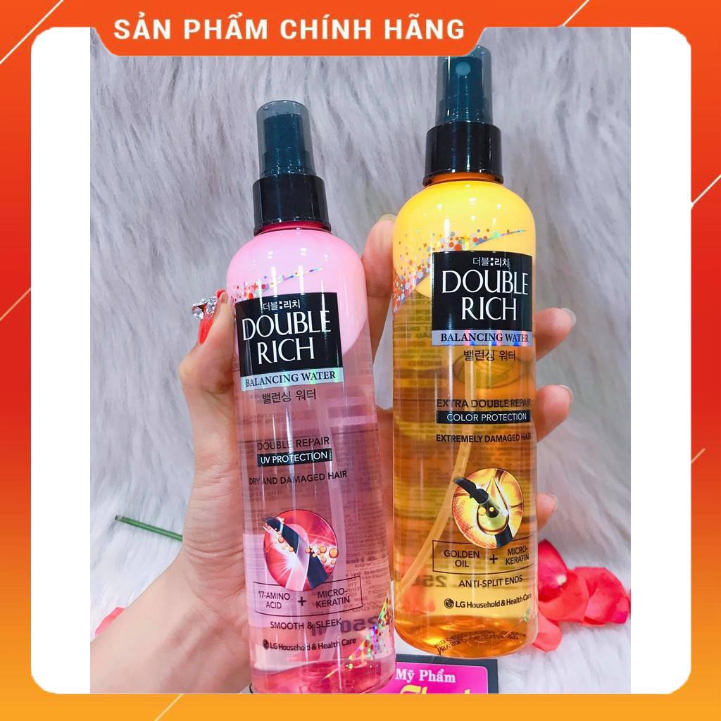 Double Rich Xịt Dưỡng Tóc Chăm Sóc Tóc Hư Tổn ( Hồng ) 250ml