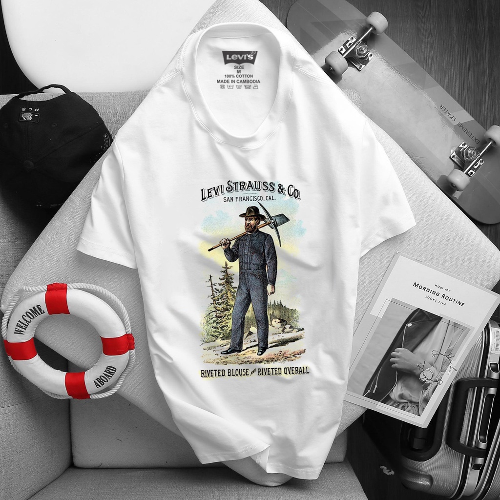 Thời trang nam nữ hàng hiệu Levis chính hãng 100% Cotton Mẫu 09