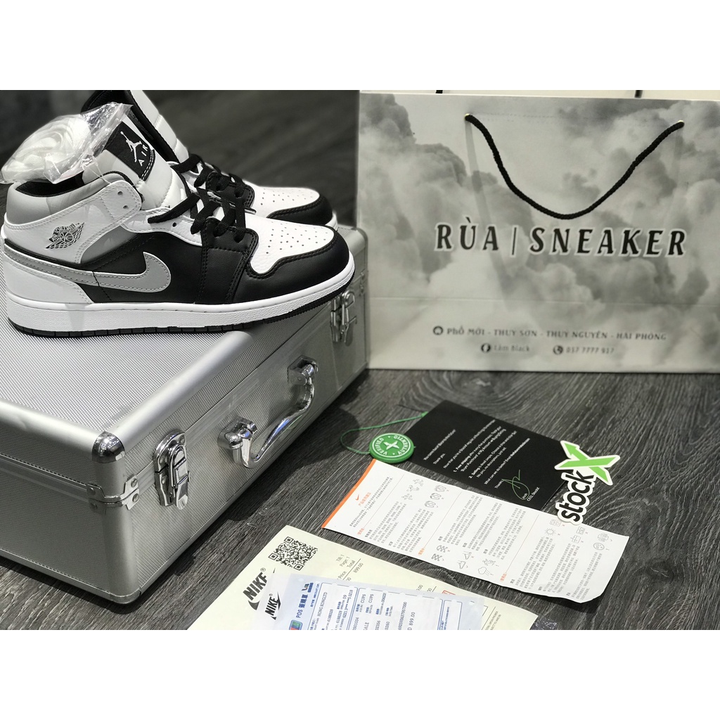 Siêu Phẩm Giày Thể Thảo Sneaker JD Xám Đen Cao Cổ SIêu Xinh Cao Cấp Ảnh Thật + freeship + Tặng Tất